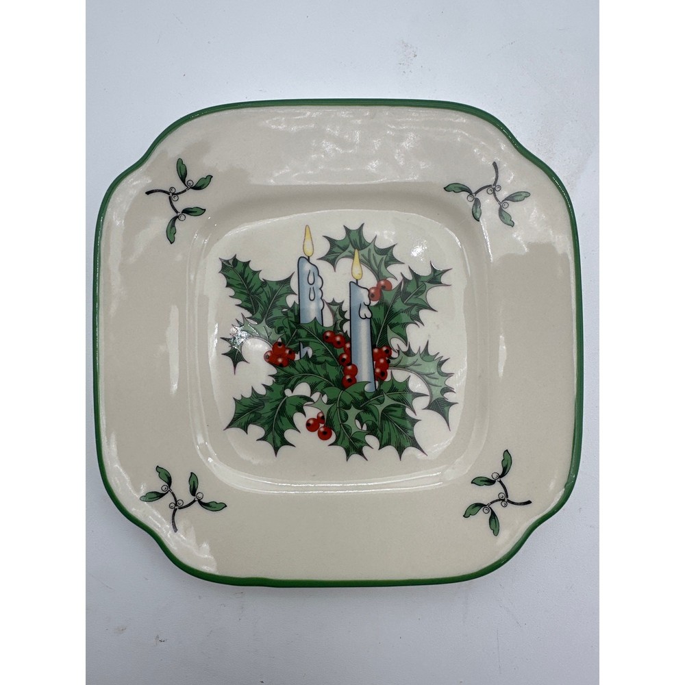 Spode 2005 Replacement square Decorating Tree World Christmas small 6" plate