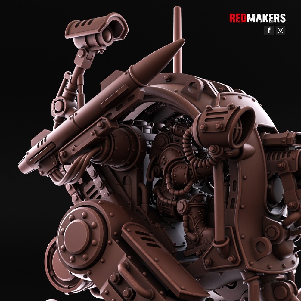 SOLAR GUARD MECH WITH LASCANNON