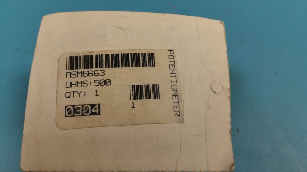 (1pc) New Ohmite asm6663 Potentiometer 500 Ohm