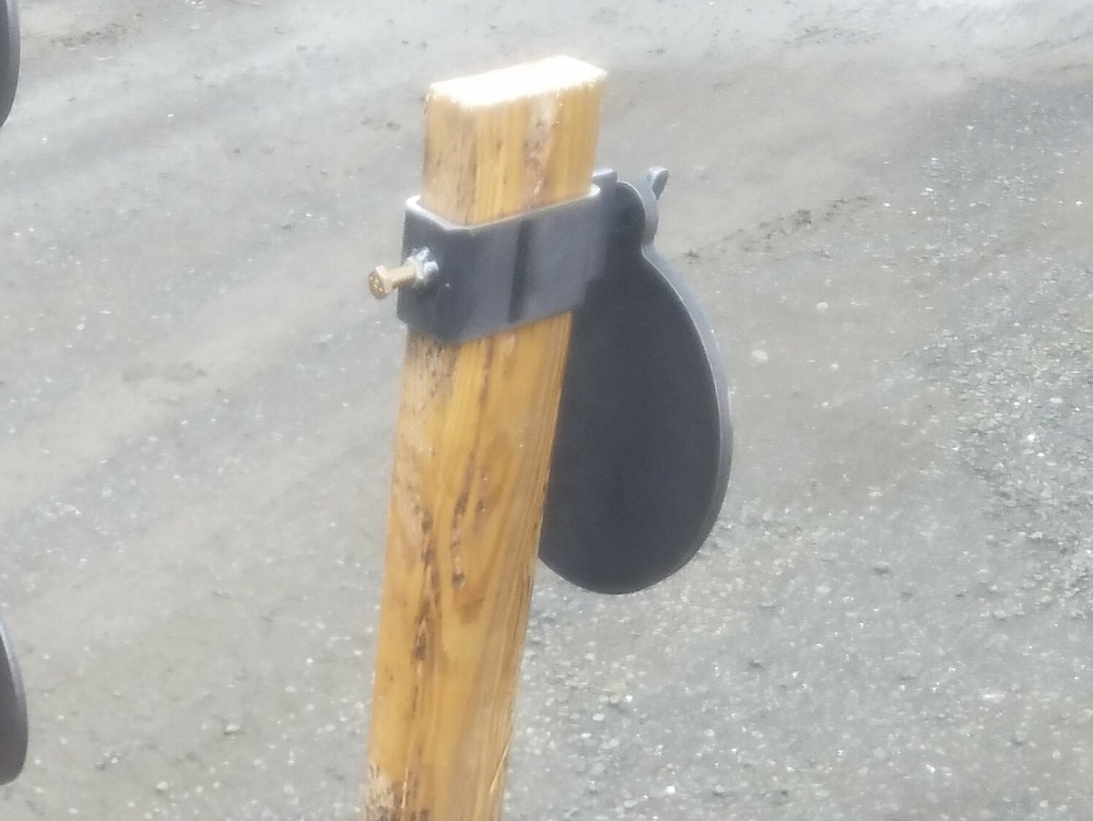 AR500 Adjustable Style Target Hanger hook for 2x4 Topper Single