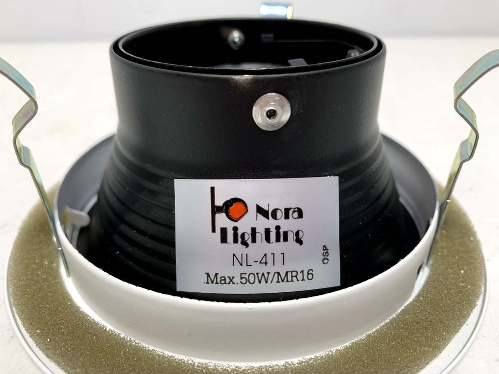Nora NL411 Two-Toned 4" Adjustable Stepped Baffle Ring