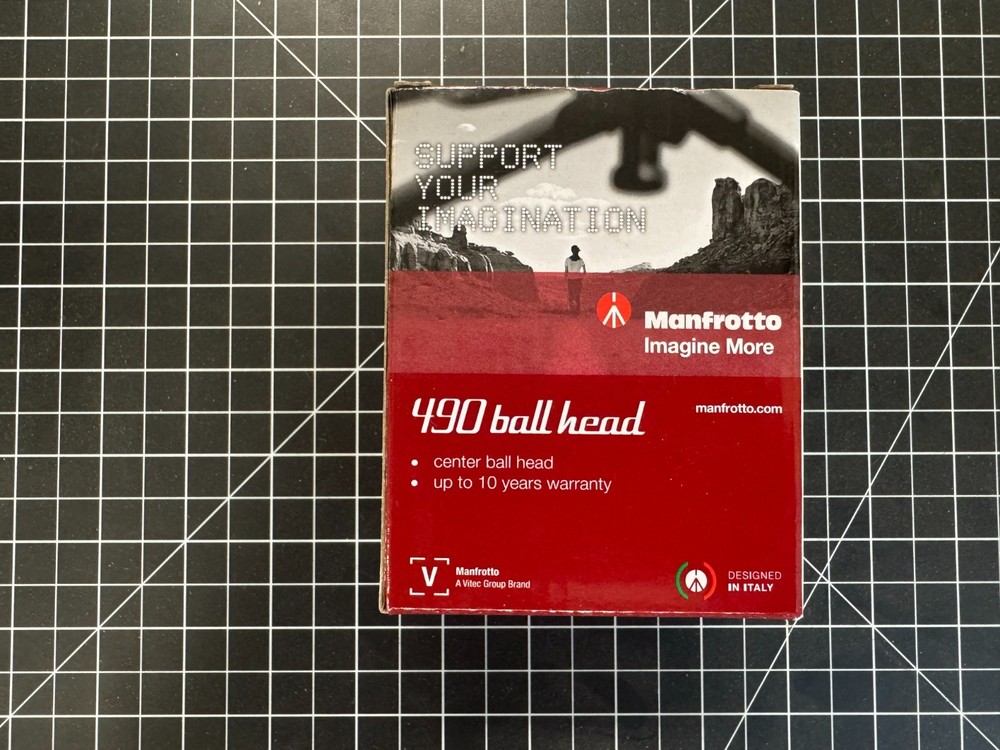 Manfrotto 490 Ball Head w/ Quick Release Plate – Excellent Condition