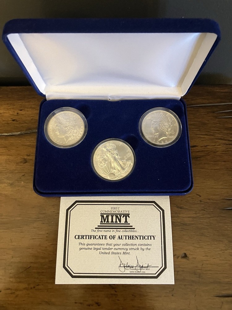 The Three Centuries Of US Silver Dollars Set