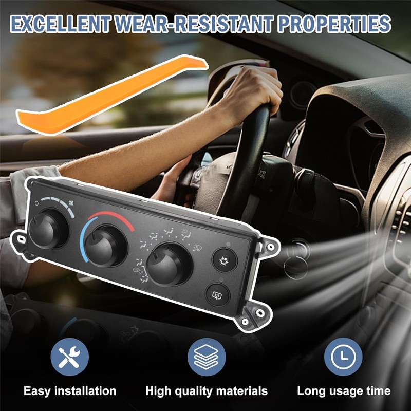 For 2006-2008 Dodge Ram Single HVAC Controls Module for 55057079AB