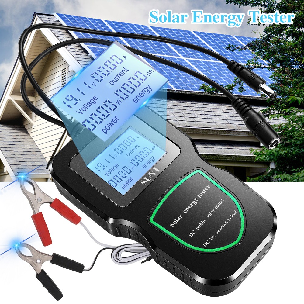 500W MPPT Photovoltaic Panel Multimeter Tester Tool for Testing Solar Panel Data