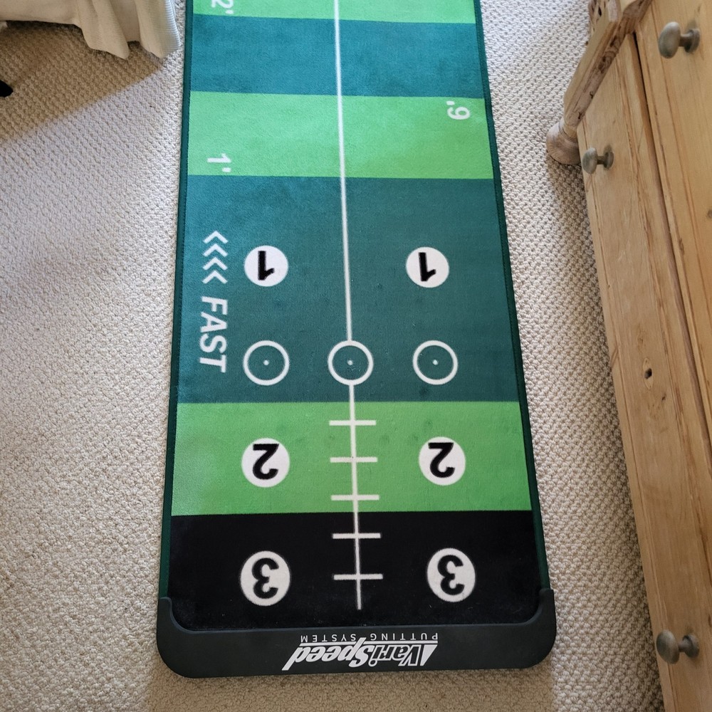 VariSpeed Golf Putting System - Practice 4 Different Speeds On One Mat!