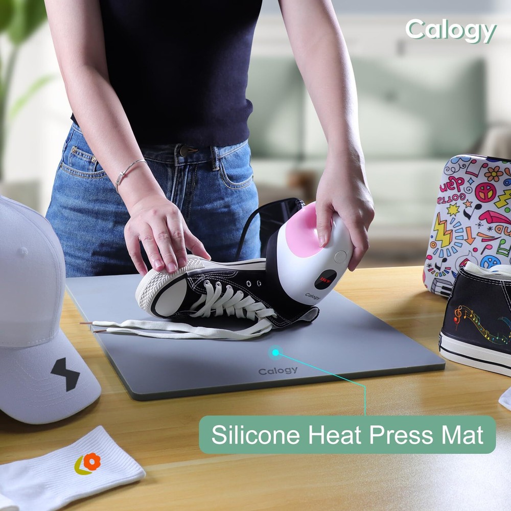 16x20" Heat Press Mat Fireproof Double-Sided Washable Pad for Ironing