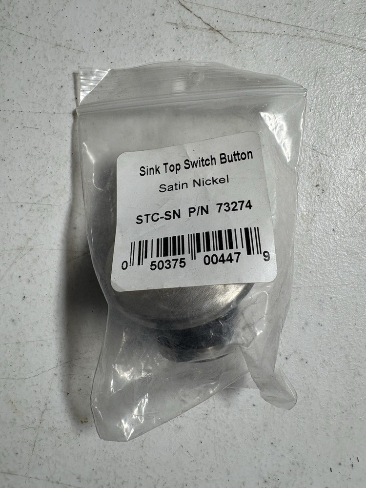 INSINKERATOR STC-SN (73274) Sink Top Air Switch Push Button Satin Nickel