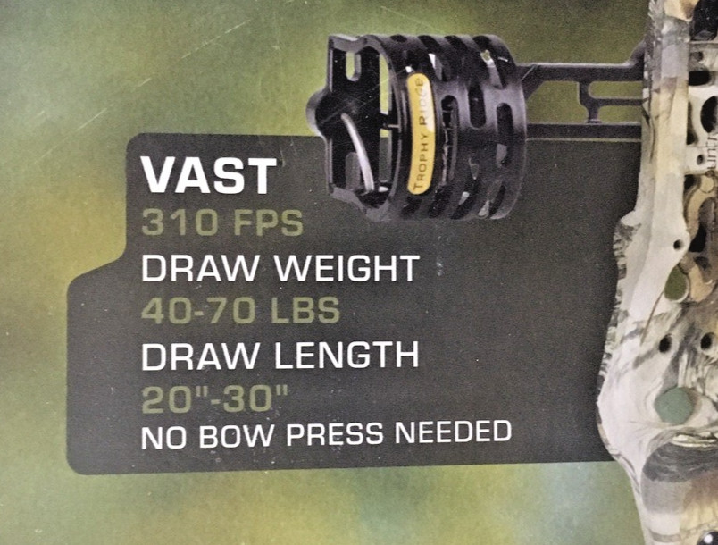 NEW! BEAR VAST RTH EXTRA Compound Bow Kit - SEALED!