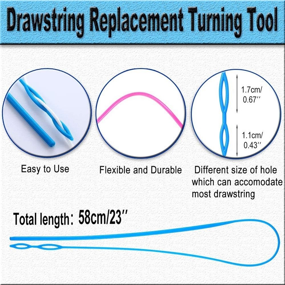 Drawstring Threader Replacement Set Sewing Turn Fabric Threader Tools for1850