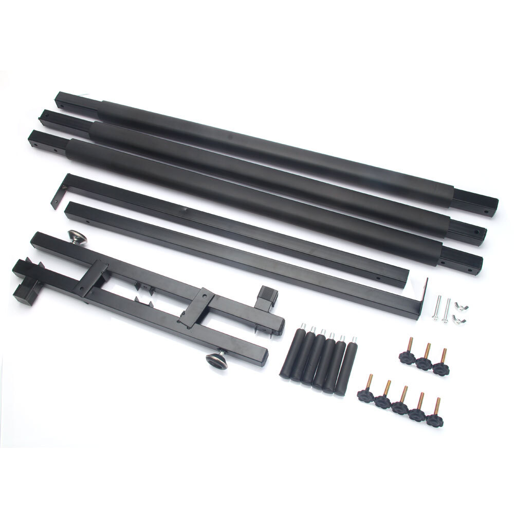 Triple Folding Multiple Guitar Holder Rack Stand Black NEW -