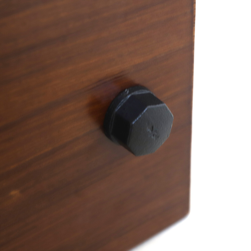 6-Tier Pipe Shelf Industrial Bracket Rustic Iron Pipe Wall-Mount Floating Rack