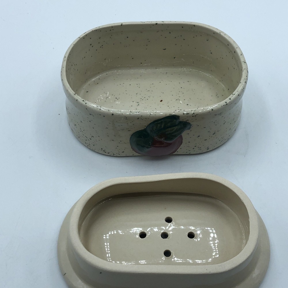 Hermitage Pottery Sandstone 2 Piece Soap Dish