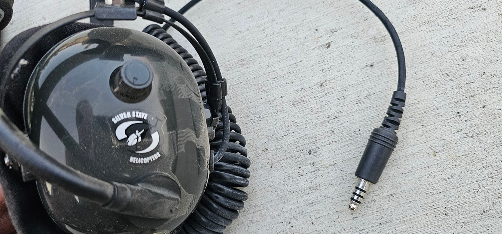 AVCOMM Silver State Helicopters Aviation Headset