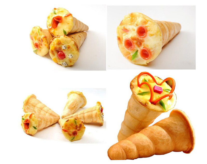 Electric Commercial Pizza Cone Forming Machine+Automatic Rotational Pizza Oven
