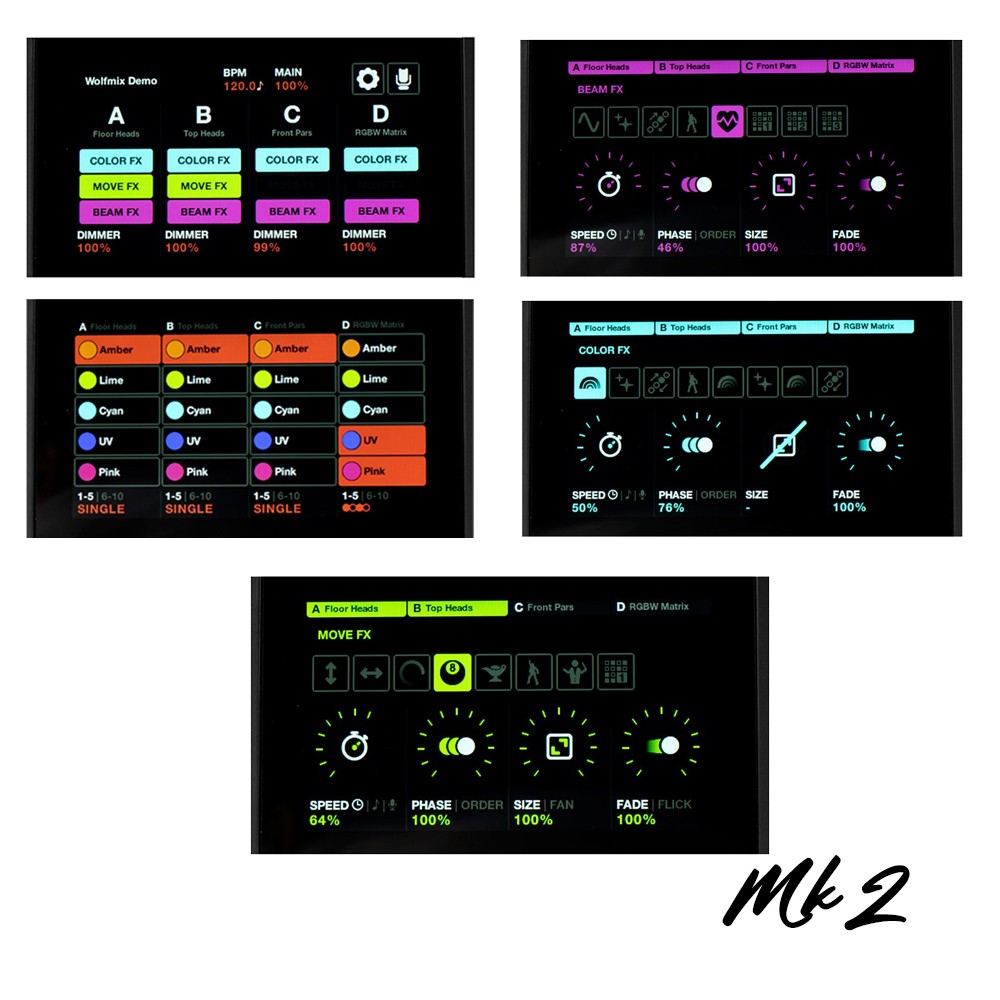 ADJ WMX1 Mk2 Wolfmix Mk2 standalone lighting control system