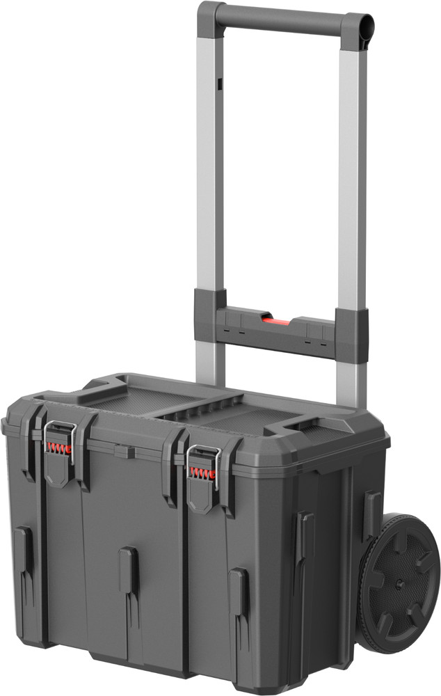 Hyper Tough 3-Pc Heavy Duty Modular Rolling Toolbox System Black