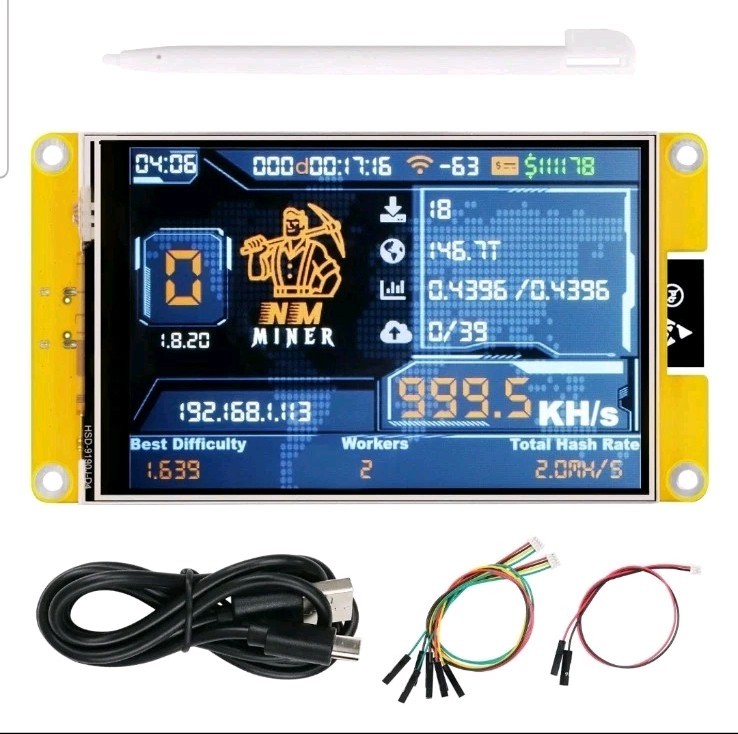 Freenove ESP32 4" Touchscreen Display LCD WiFi Bluetooth ST7796 LVGL Code Kit