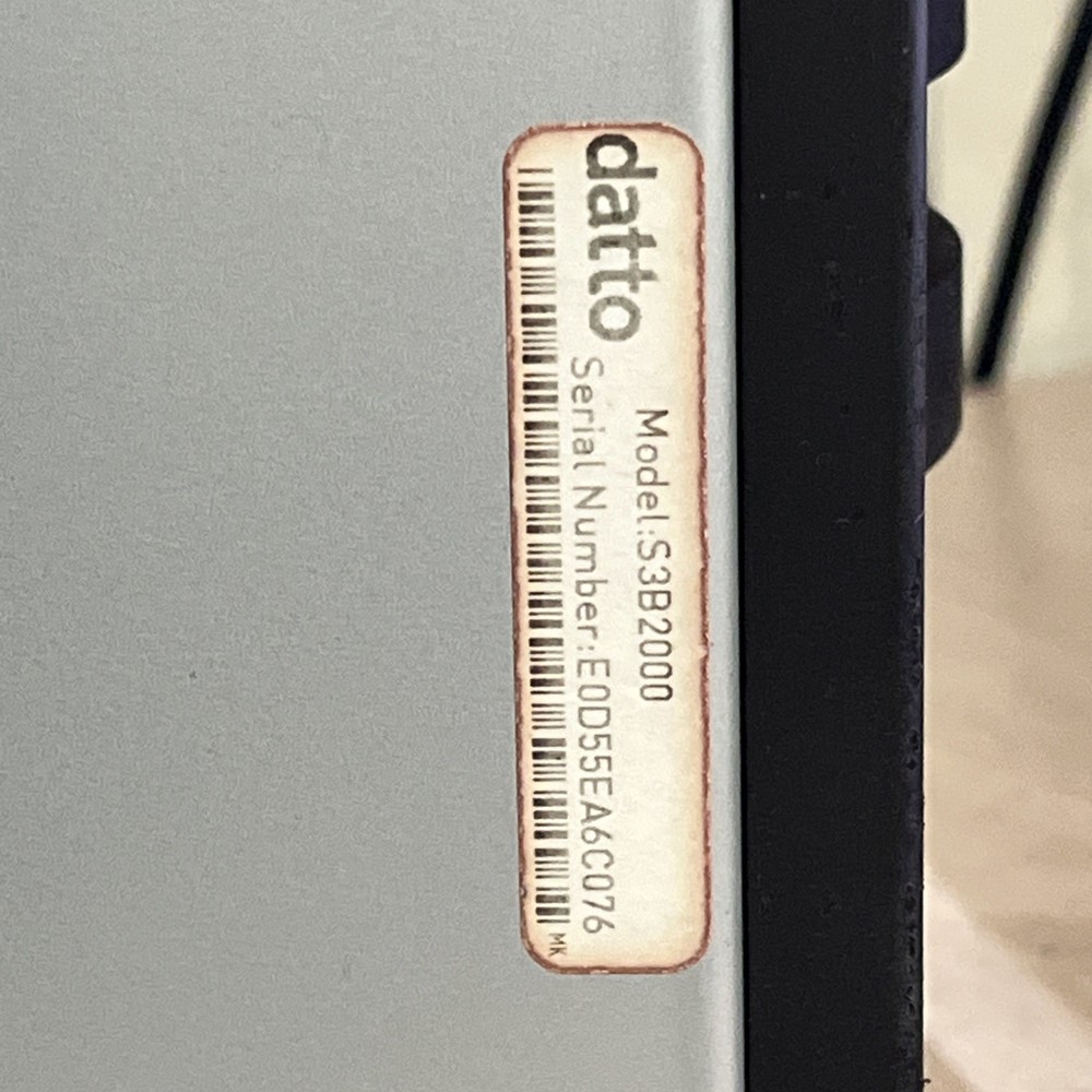 DATTO S3B2000 NO HD
