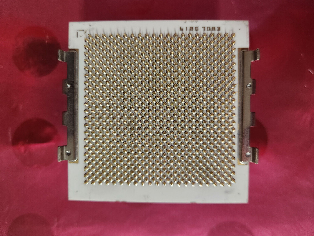 Vintage IBM-4381 Mainframe/Supercomputer Museum TCM/MCM CPU/Processor Gold Pins