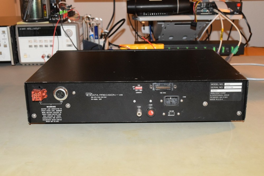 Analogic Data Precision 8200 6.5 Digit Voltage & Current DC Calibrator (NO GPIB)