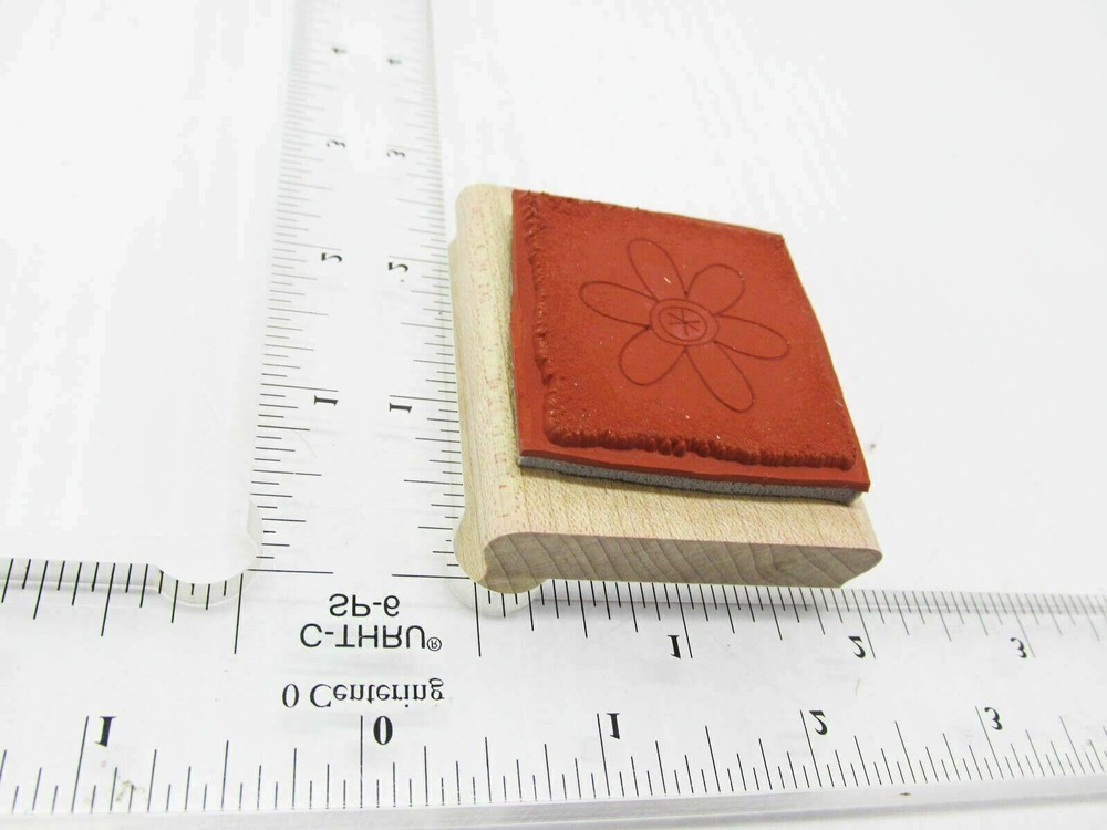 Solar Flower Rubber Stamp - Stamp Set B208