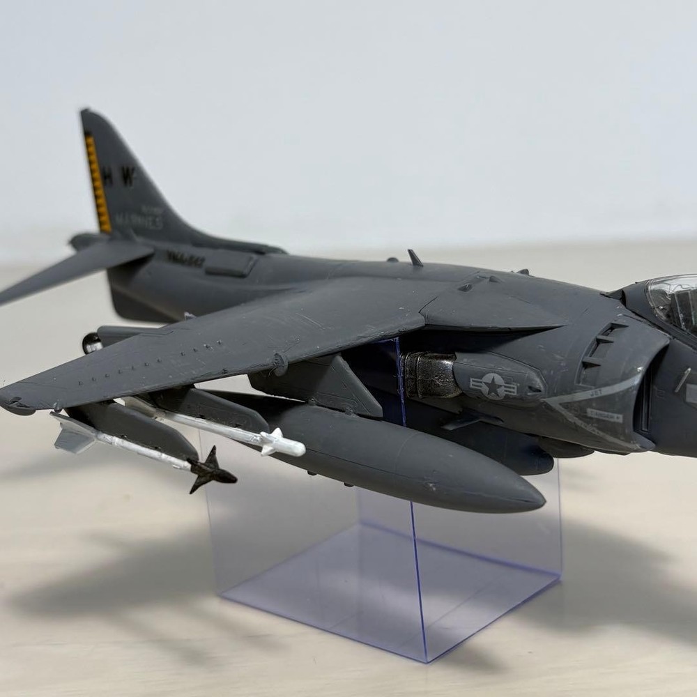 Assembled U.S.M.C Av-8B Harrier Ii Plus Plastic Model Completed 2 Japan