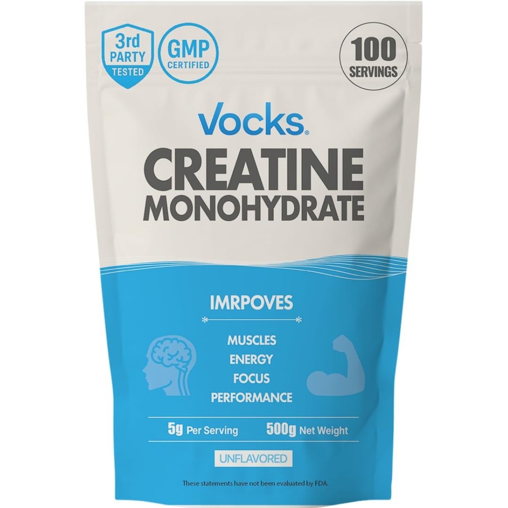 Creatine Monohydrate Powder - Creatine Supplement, Micronized Creatine, Creat...