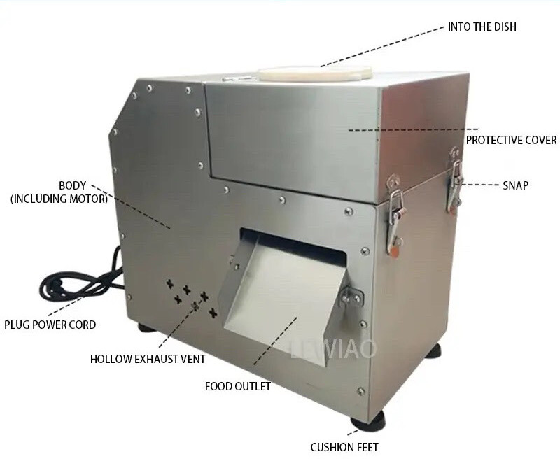 Fruit & Vegetable Shredding, Dicing & Slashing Machine Shredder Dicer Slicer