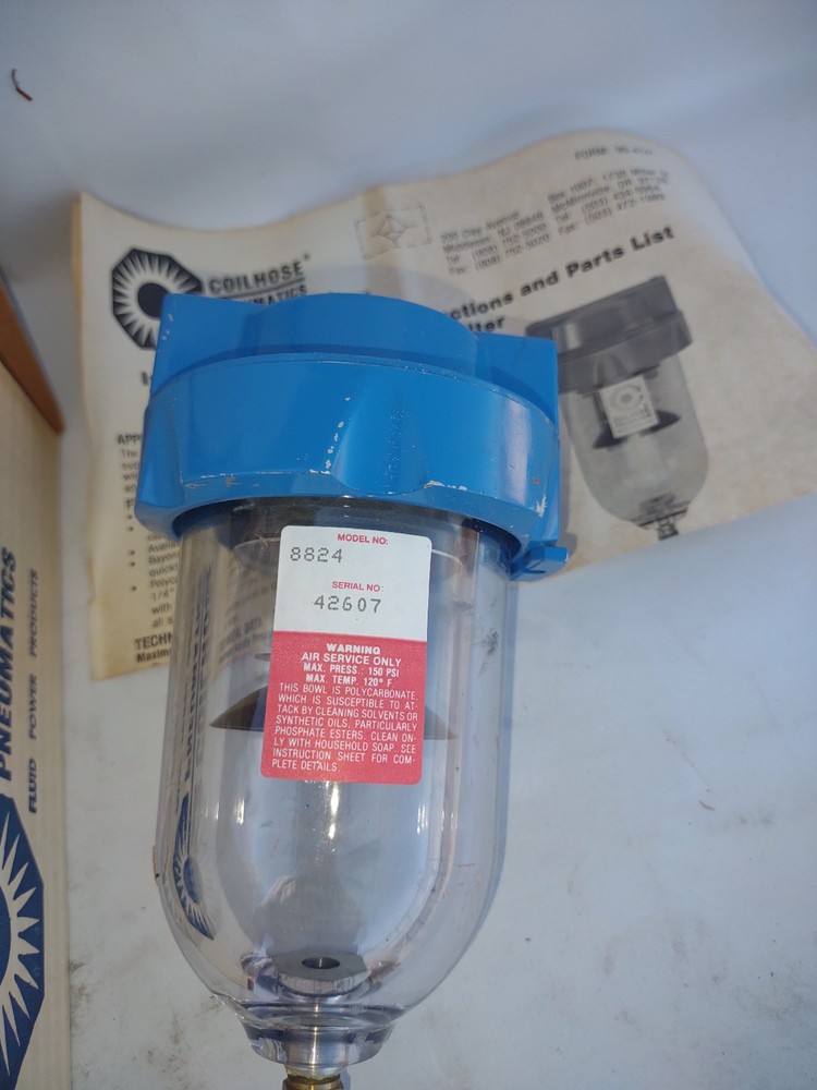 CoilHose Pneumatics 1/2 H. D. Filter 8824