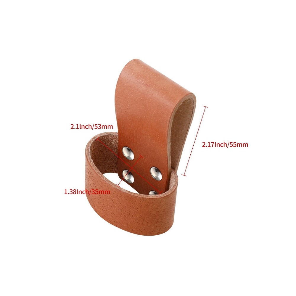 2 Pack Premium Leather Hammer Holster With Belt Loop, Multi-tool Ho... Fast Ship