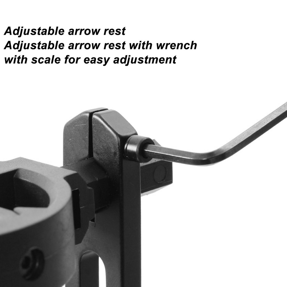 Brush Rest Black Left Right Hand Universal Archery Rest Brush WT