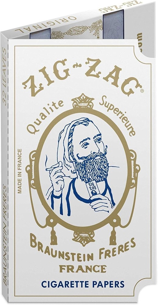 ZIG-ZAG Rolling Paper Original White 70mm Size - (48-Pack) Display Box