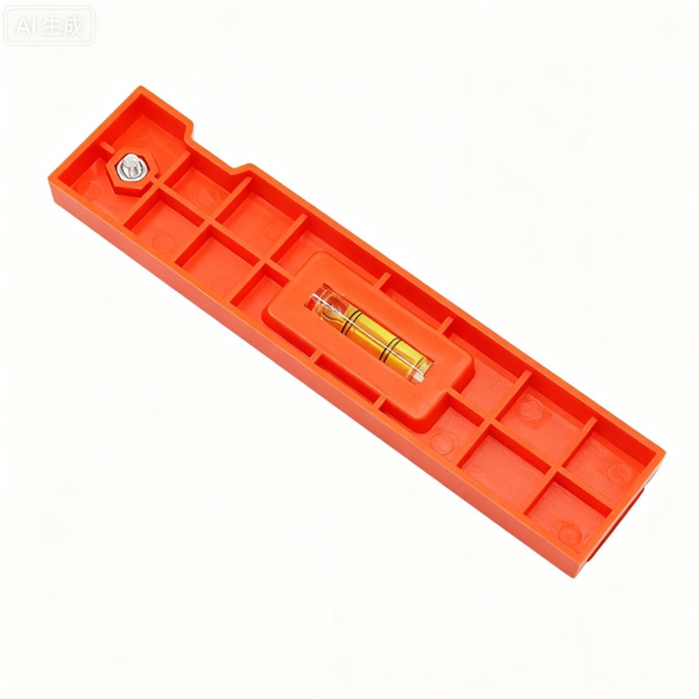 Woodworking Measuring Ruler with Bubble Level Rotatable