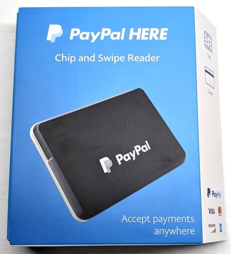 PayPal HERE Chip & Swipe Reader Mobile Card Processor 2017 Version