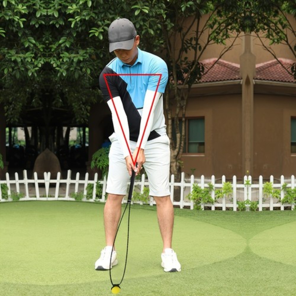 Golf Swing Practice Rope Trainer Equipment Improve Rhythm Lagging