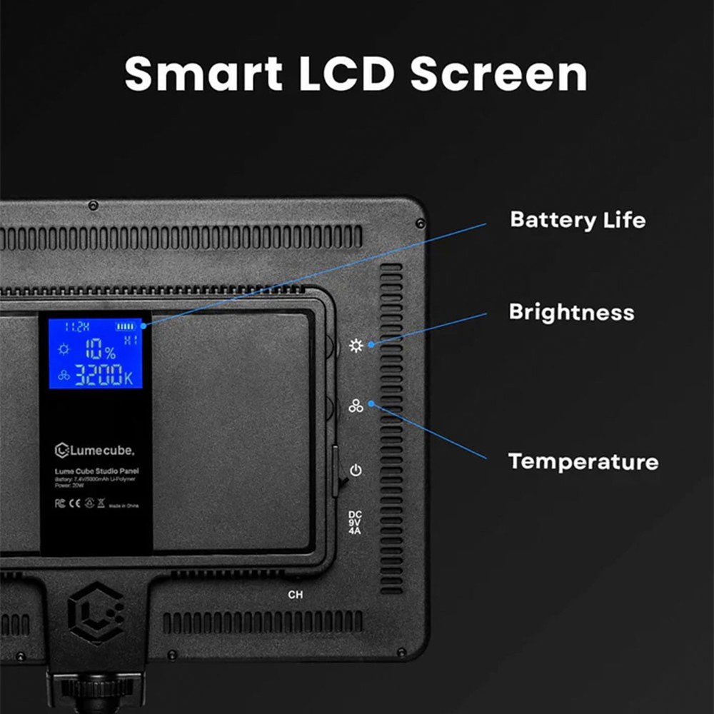Lume Cube Studio Panel LED 2-Light Kit with Barndoors and Stand