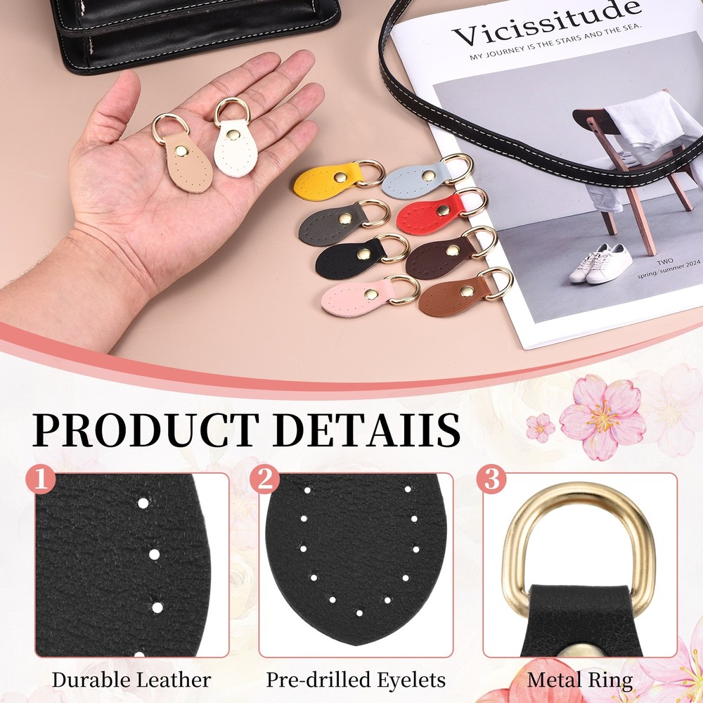 5 Belt Hooks Accessory Bag, Shoulder Strap, Black