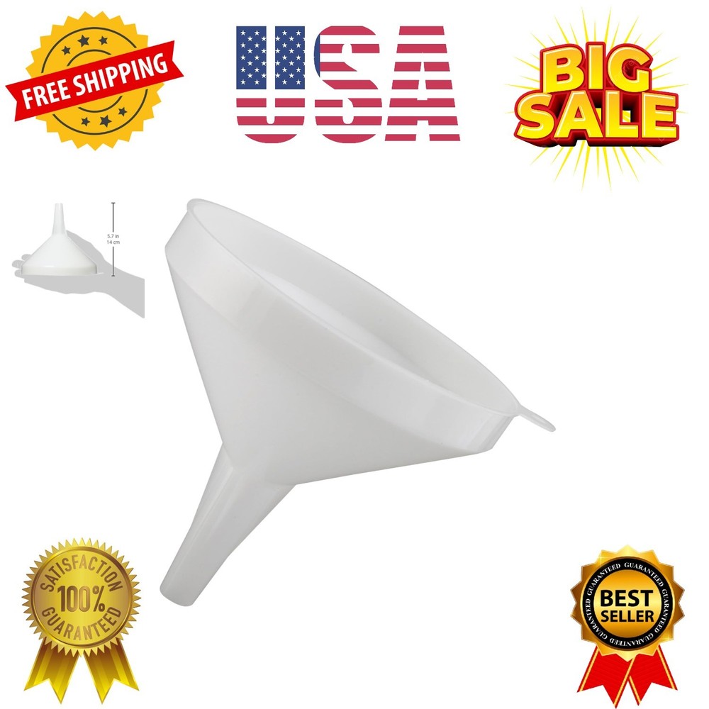 32oz Funnel, Plastic, 6-1/4"