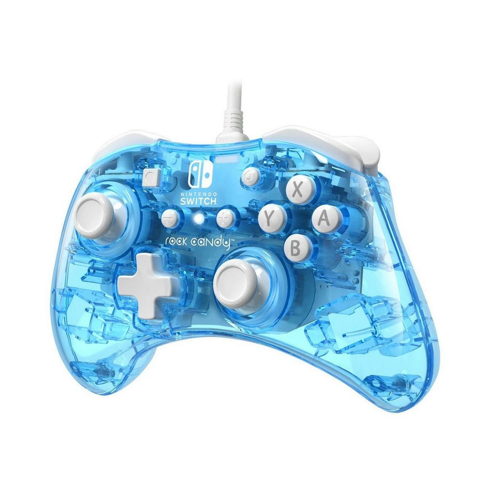 Rock Candy Wired Controller for Nintendo Switch - Blu Merang Color - New