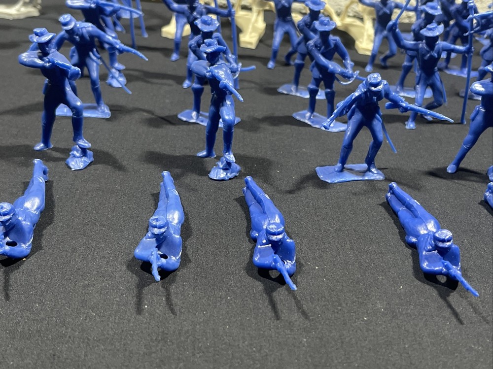 CHERILEA Playset Figures 7th Cavalry And Indians Regiment 60mm 65 PC