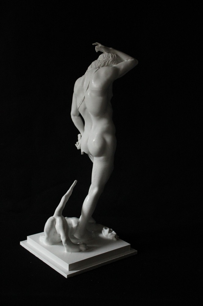 Apollo slaying Python Sculpture. ''20/50cm Big size desk gadget