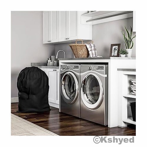 Large 29"X40" Laundry Bag Heavy Duty Nylon With Drawstring Assorted (10 Pack)