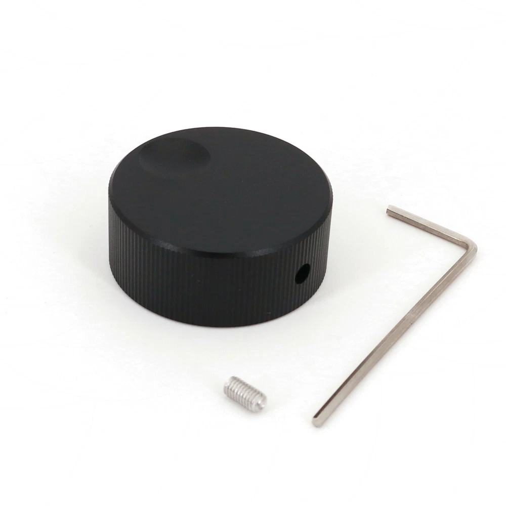 Solid Aluminum 32mm*13mm Audio Volume Rotary Control 6mm Potentiometer Knob US