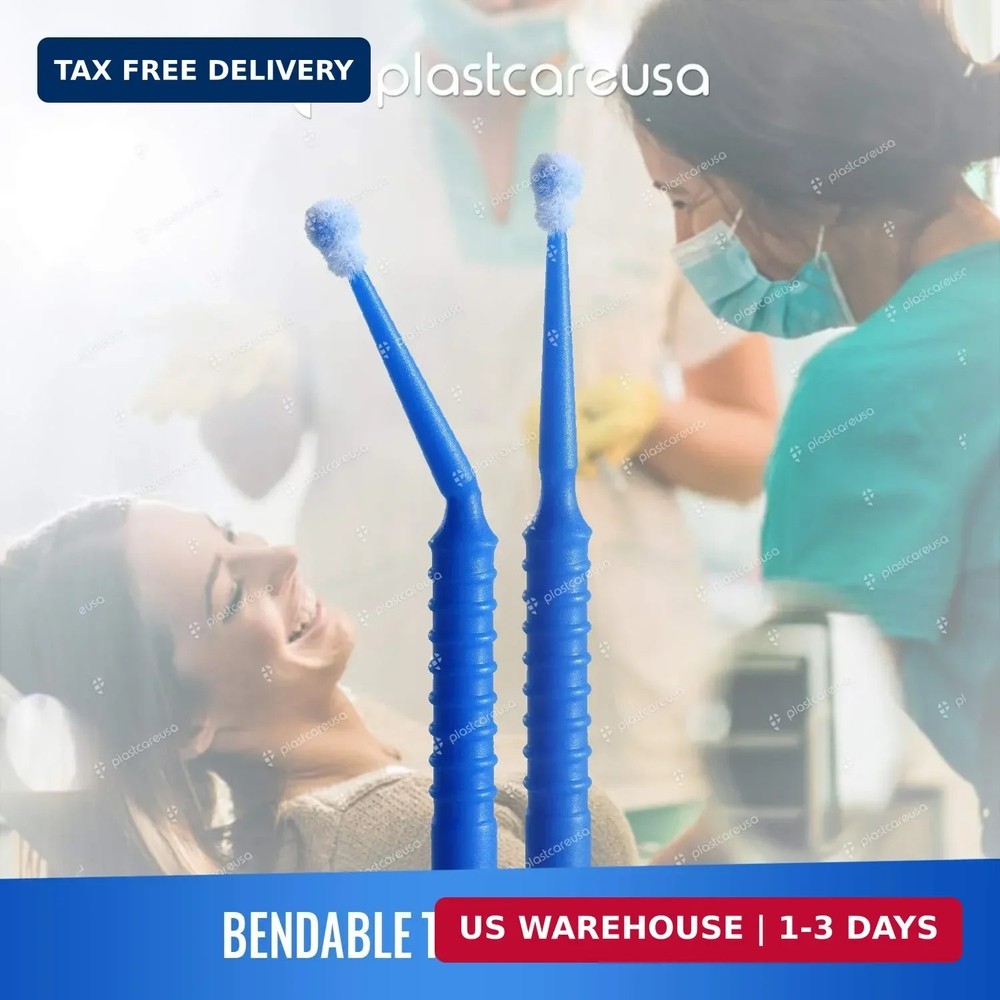 400 Regular Micro Applicator Brushes - Disposable Dental Microbrushes with Benda
