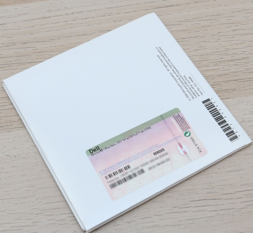 Microsoft Office 2007 Basic Edition BE Full English Version MS