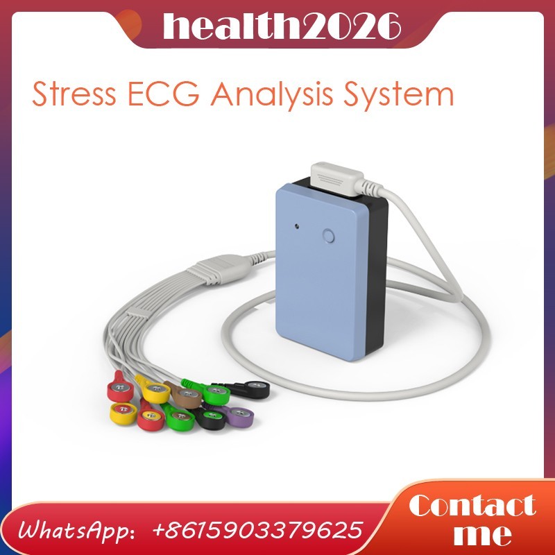 NEW Stress ECG Analysis System 12 leads EKG machine free PC based Software