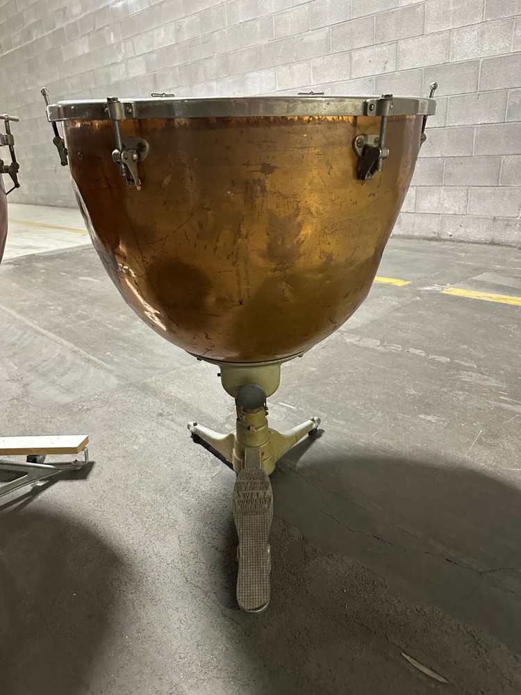 4 LUDWIG TIMPANI COPPER DRUMS