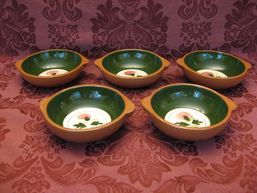 Stangl Pink Thistle Stoneware 18-Piece Lot - Nice!