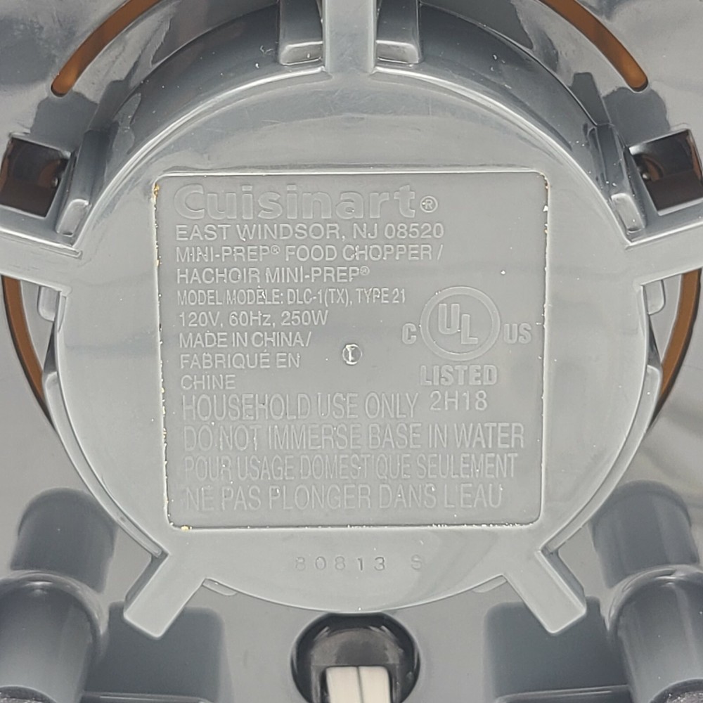 Cuisinart Mini Prep Food Processor DLC-1TX Motor Base Replacement Part-Tested